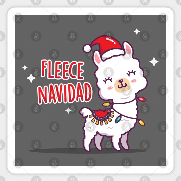 Fleece Navidad Magnet by NinthStreetShirts